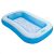 Intex 166x100x28 cm inflatable kiddie pool, blue and white