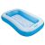 Intex 166x100x28 cm inflatable kiddie pool, blue and white