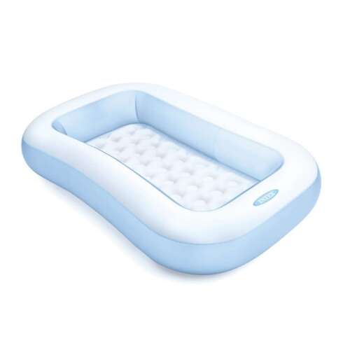 Intex 166x100x28 cm inflatable pool, blue and white