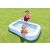Intex rechteckiger aufblasbarer Pool für Kleinkinder, blau und weiß, Spaß im Garten