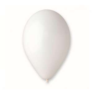 Biely, biely balón 10 balónov 10 palcov (26 cm) 49080474 Balóny