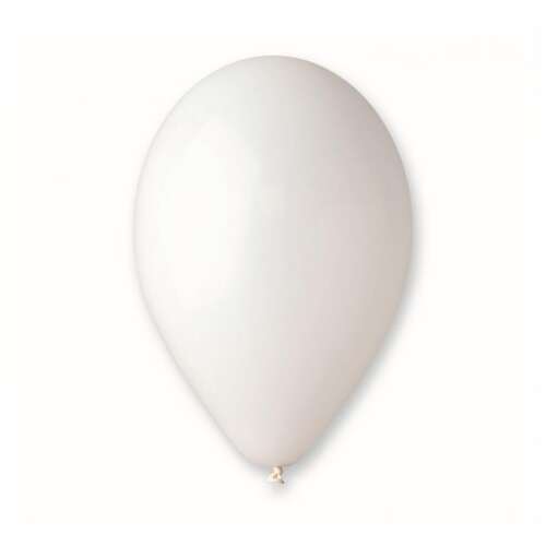 Biely, biely balón 10 balónov 10 palcov (26 cm) 49080474