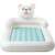 Intex inflatable teddy bear kids bed with built-in pump, carrying bag, and patch kit