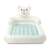 Intex inflatable teddy bear kids bed with built-in pump, carrying bag, and patch kit