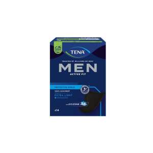 Inkontinencia betét férfiaknak, 140ml, 14db, Tena Men Active Fit 58180280 