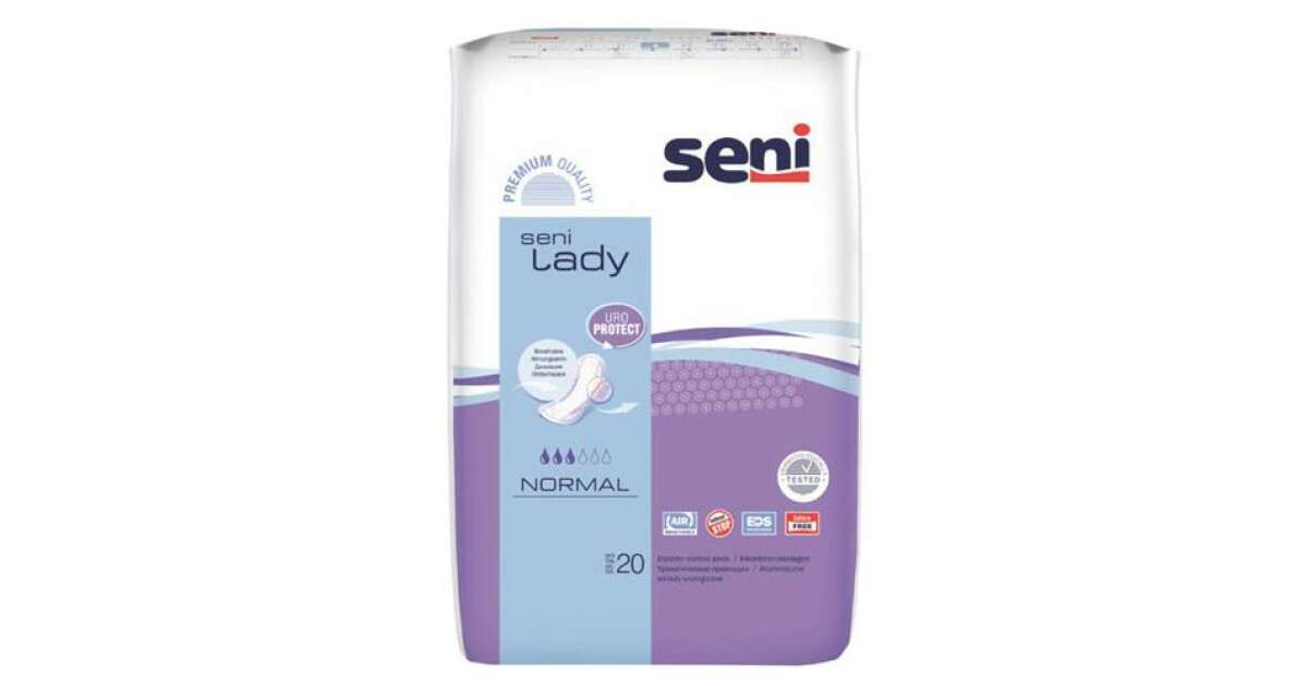 Lady Slim Tagesbinden, Normal, 20 Stück, Seni 49116542