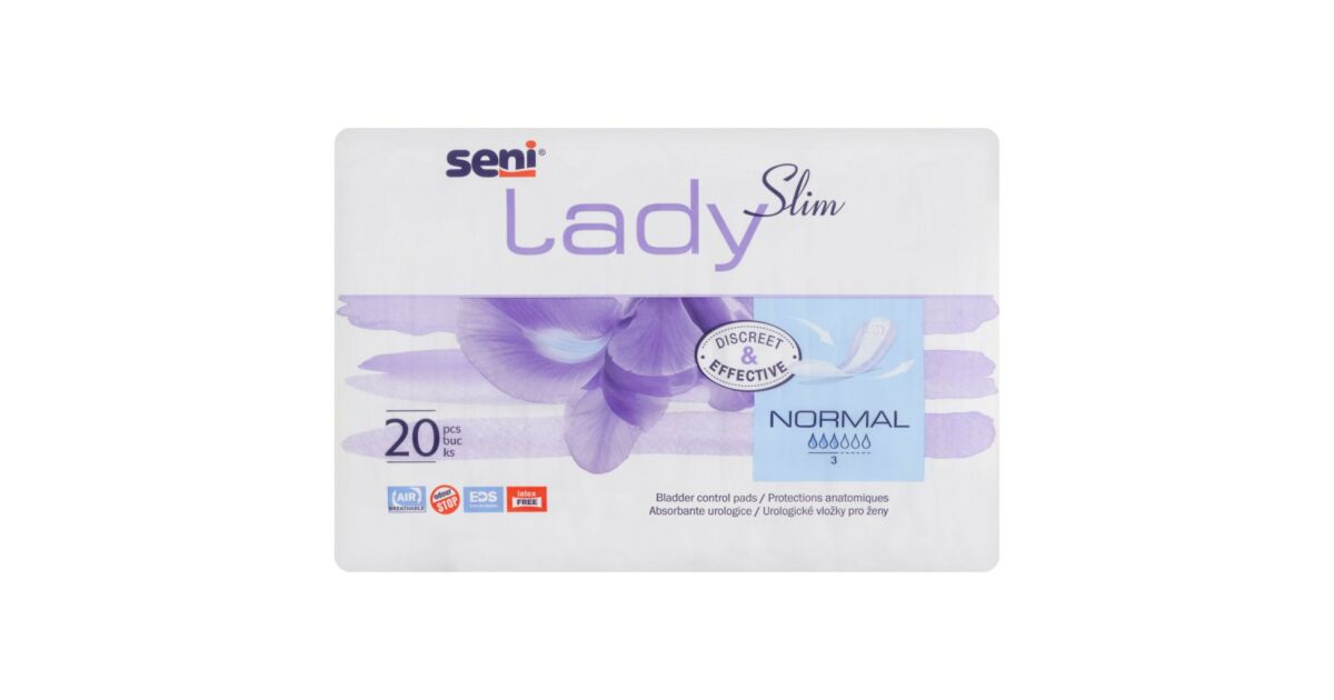 Lady Slim Tagesbinden, Normal, 20 Stück, Seni 49116542