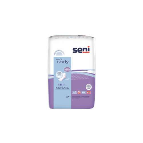 Seni Lady Normal incontinence pads, 20 count, for light bladder leakage
