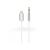 iPhone Lightning 3.5mm Jack Audio Átalakító Kábel - Fehér 49081861
