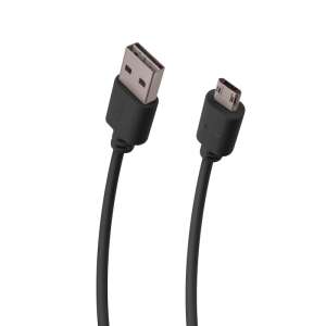 Čierny Micro USB na USB dátový kábel, 1 meter dlhý - Micro USB káble