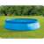 Intex Easy Set solar cover on a round above ground pool