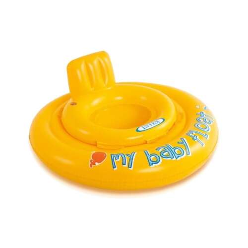 Intex My Baby Float 70cm inel de înot pentru bebeluși galben
