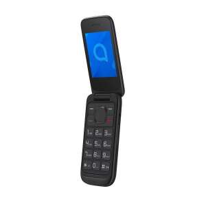 Výklopný mobilný telefón Alcatel 2057D s veľkým tlačidlom, nezávislý na karte, čierny