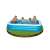 Family enjoying the Intex 305x183x56 cm inflatable family pool, blue