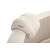 Intex PureSpa inflatable headrest, white, attached to a hot tub