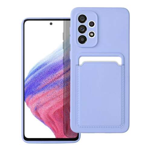 Samsung Galaxy A33 5G telefontok kártyatartóval, lila színben 