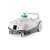 Intex ZX100 automatic pool vacuum cleaner, white and grey, front view