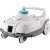 Intex ZX100 automatic pool vacuum cleaner, white and grey, front view