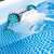 Intex ZX300 Deluxe Automatic Pool Cleaner cleaning the bottom of a pool
