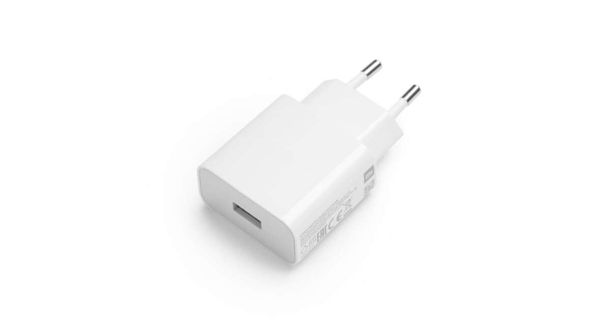 Töltő: Xiaomi MDY-09-EW - fehér, gyári hálózati töltőfej, 2A | Pepita.hu