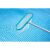 Close-up of Intex pool leaf skimmer net in pool water