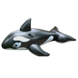 Intex Cal de călărie gonflabil - Dolphin 193x119cm (58561NP) #black 49090409 Saltele pentru plaja