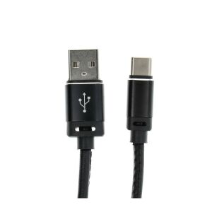 Čierny USB Type-C na USB-A kábel, 1 meter - USB káble