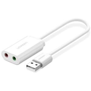 Ugreen USB zewnętrzny adapter karty dźwiękowej, biały - Ugreen