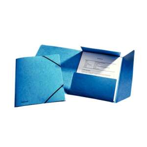 Esselte Rainbow niebieski folder rozszerzający A4 z gumką, grzbiet 15 mm - Folder plików