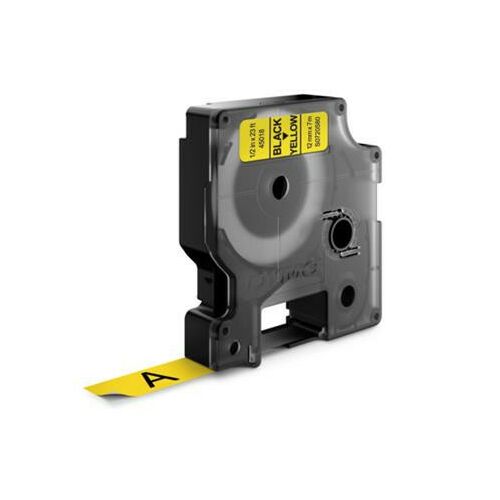 Dymo D1 45018 Черно на жълто етикетна лента