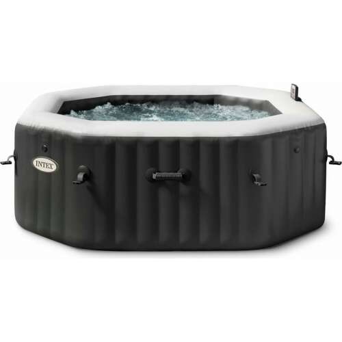 Intex PureSPA Jet & Bubble 4 személyes 201x71cm Felfújható Jakuzzi szett (28458) #fekete