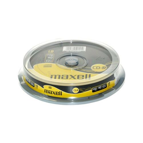 CD-R 700MB 52-56x cake box 10 db/doboz, Maxell 157645489 - Maxell