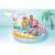 Kids playing in the Intex Candy Inflatable Pool with Slide and Sprayer