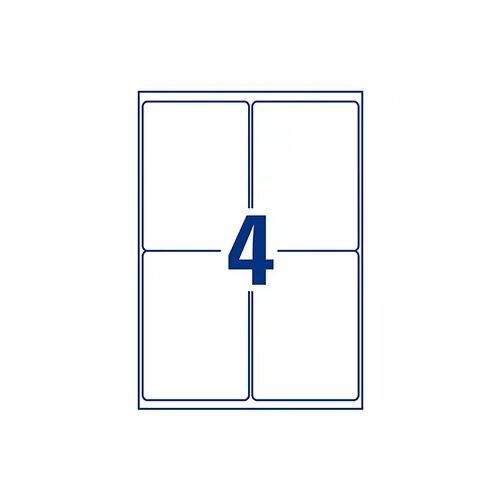 Avery Zweckform L4774-20 Etikettenbogen mit 4 Etiketten