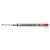 Pax ballpoint pen refill, red ink, 0.8 mm