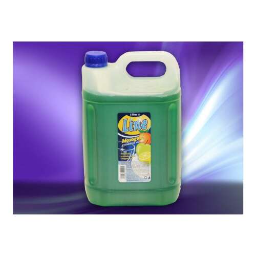 Line Mosogatószer 5 liter kézi, zöld mosogatószer, 5 literes flakon
