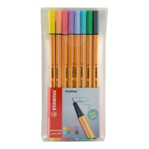 Stabilo Point 88 Fineliner Stifte, 8 Pastellfarben, 0,4 mm - Schulanfang, Schulmaterialien