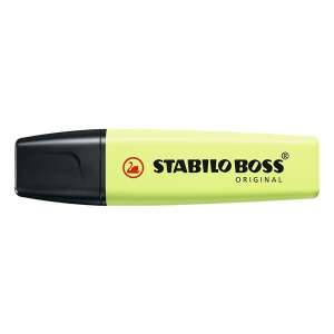 Stabilo Boss Original evidențiator, lime pastel, vârf înclinat - Textmarkere