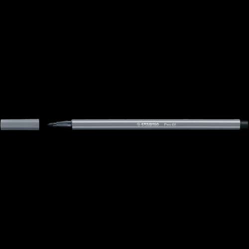 Edelstahl-Filzschreiber 1mm, M STABILO Pen 68 dunkelgrau 78735938