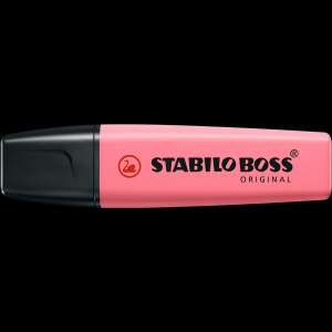 STABILO BOSS Original Textmarker, Pastell Kirschblüte rosa, 2-5mm abgeschrägte Spitze - Textmarker