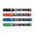Stabilo Mark-4-all permanent markers, set of 4 colors: black, red, blue, green