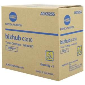 Konica Minolta bizhub C3110 Tonerkazetta Sárga TNP51Y - Irodaszer