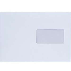 Fehér ablakos boríték, Bluering® márka, 35x90mm, 162x229mm, LC5 méret - Boríték