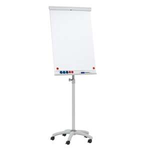 Franken ValueLine EL-FC31 mobiler Flipchart, 68x105cm, magnetisch, 5 Rollen - Präsentationstools