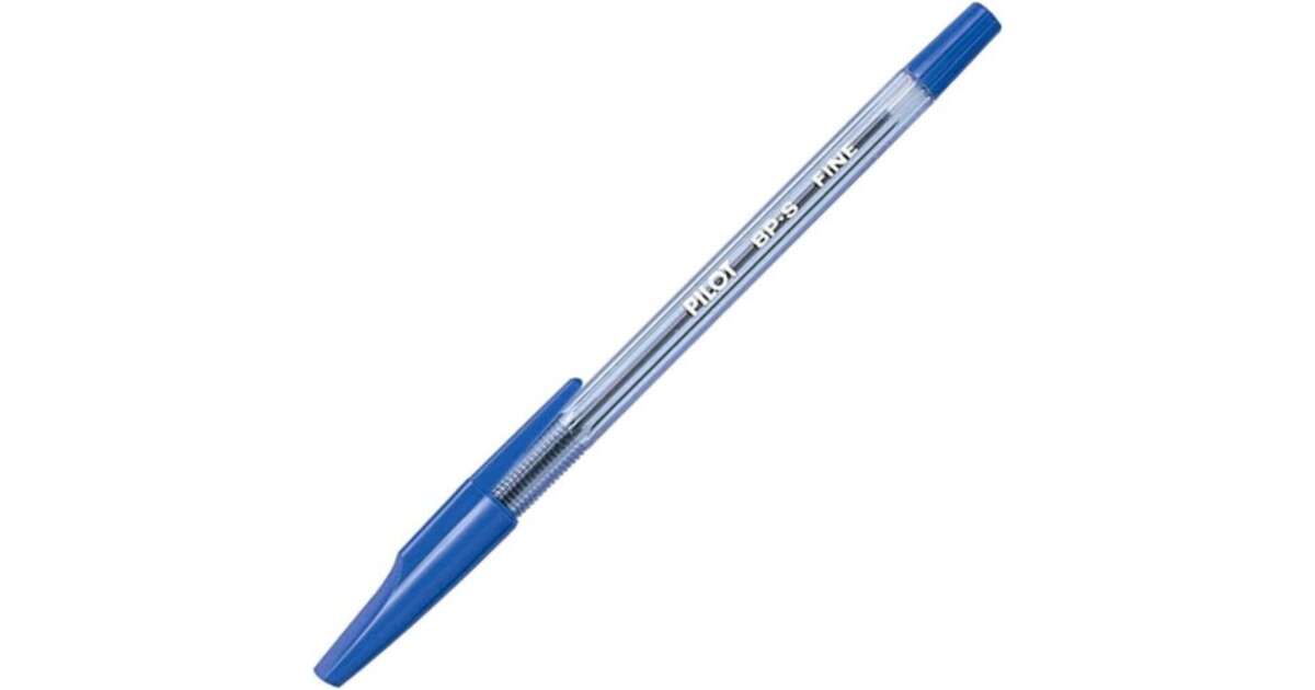 Pilot BPS Fine Ballpoint Pen, Blue Ink, Cap