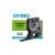 Dymo D1 label tape, white on black, 12mm x 7m, 1/2 in x 23 ft, standard label
