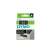 Dymo D1 label tape, white on black, 12mm x 7m, 1/2 in x 23 ft, standard label