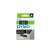 Dymo D1 label tape, white on black, 12mm x 7m, 1/2 in x 23 ft, standard label