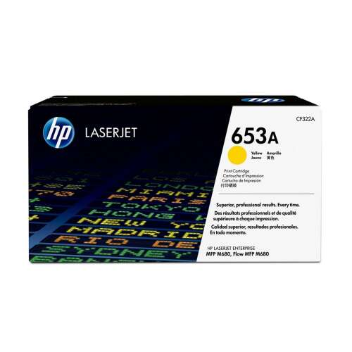 HP CF322A 653A Sárga LaserJet Toner Kazetta - Nyomtató toner