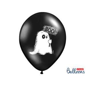 Balony 30cm, Duszek, Pastel Black (1 op. / 50 szt.) 49098823 - Bułka w powietrzu
